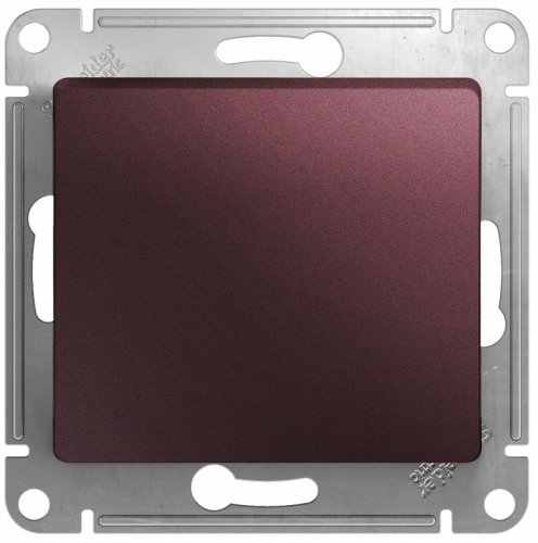 Выключатель без рамки Systeme Electric Glossa 1-кл. баклажан картинка